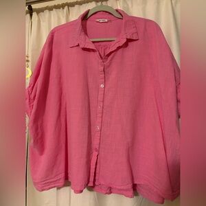 Oversized Button-Up Shirt